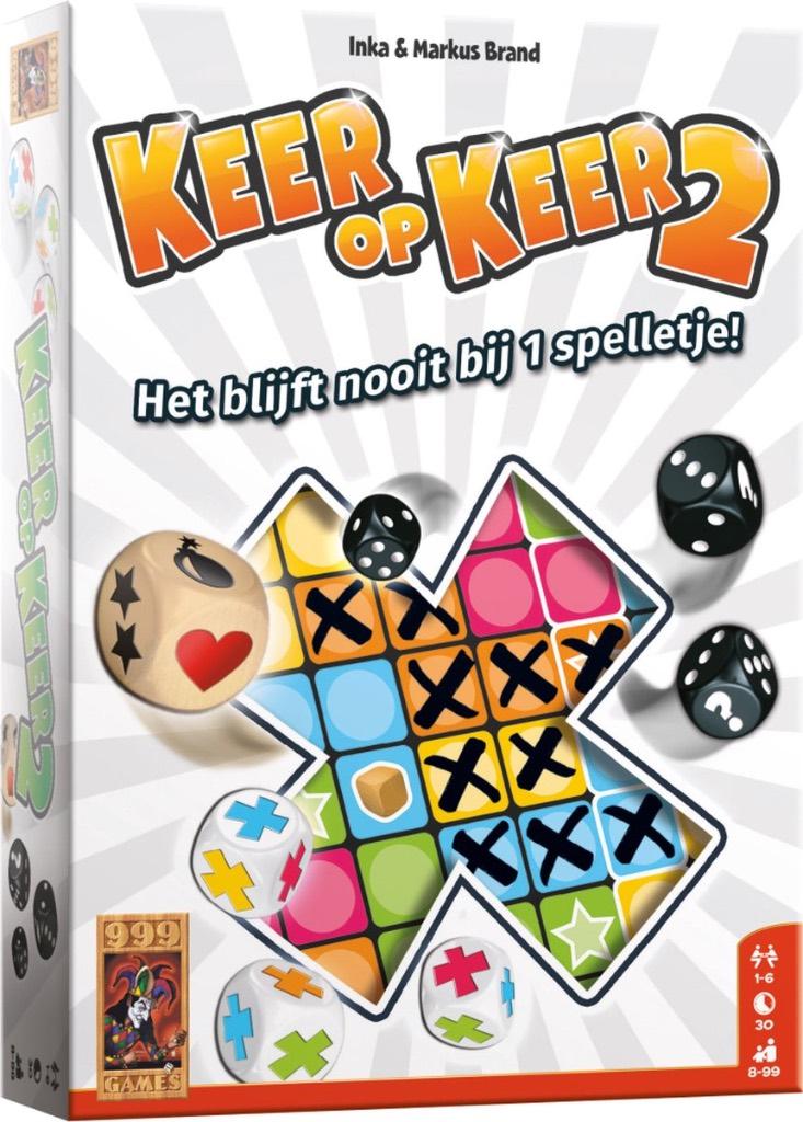 Keer op Keer 2 - dobbelspel NIEUW, Hobby en Vrije tijd, Gezelschapsspellen | Overige, Vijf spelers of meer, Ophalen of Verzenden
