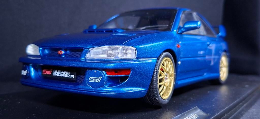 Subaru Impreza 22B-STI Modelauto., Hobby en Vrije tijd, Modelauto's | 1:18, Ophalen of Verzenden, Zo goed als nieuw, Auto, Overige merken