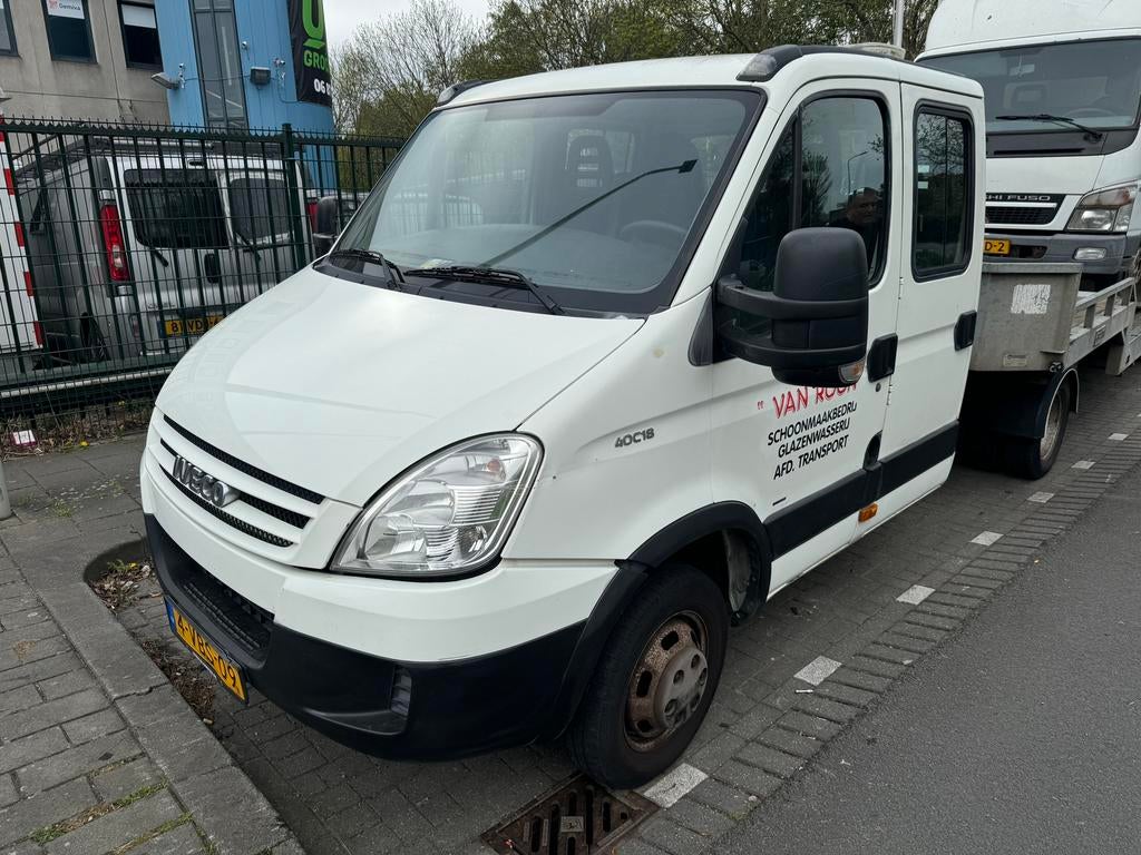 Iveco Daily 40C18 BE combinatie automaat luchtremmen ramsey, Automaat, Zwart, Iveco, 7 stoelen
