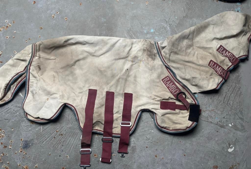 Horseware rambo petite hoody 65/99 cm, Dieren en Toebehoren, Ophalen of Verzenden, Gebruikt, Deken