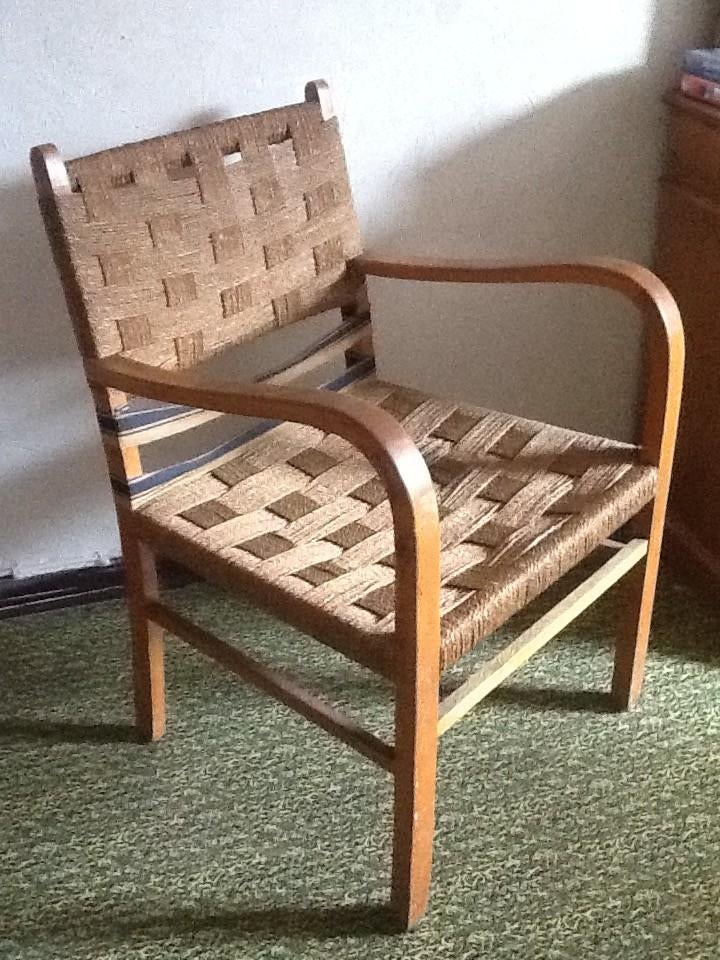 1920 Bauhaus Erich Diekmann stoel  Japandi stijl!, Ophalen, Gebruikt, Japandi, landelijk, romantisch, Eén