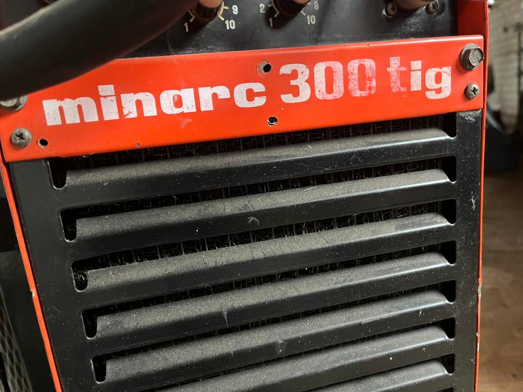 TIG lasapparaat Kemppi minarc 300 tig, Doe-het-zelf en Verbouw, Gereedschap | Lasapparaten, Ophalen of Verzenden, Gebruikt, Tig