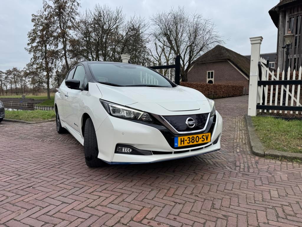Nissan Leaf Tekna Electric e+ 62kWh 2020 Wit, Auto's, Nissan, Particulier, Leaf, 360° camera, ABS, Achteruitrijcamera, Adaptive Cruise Control