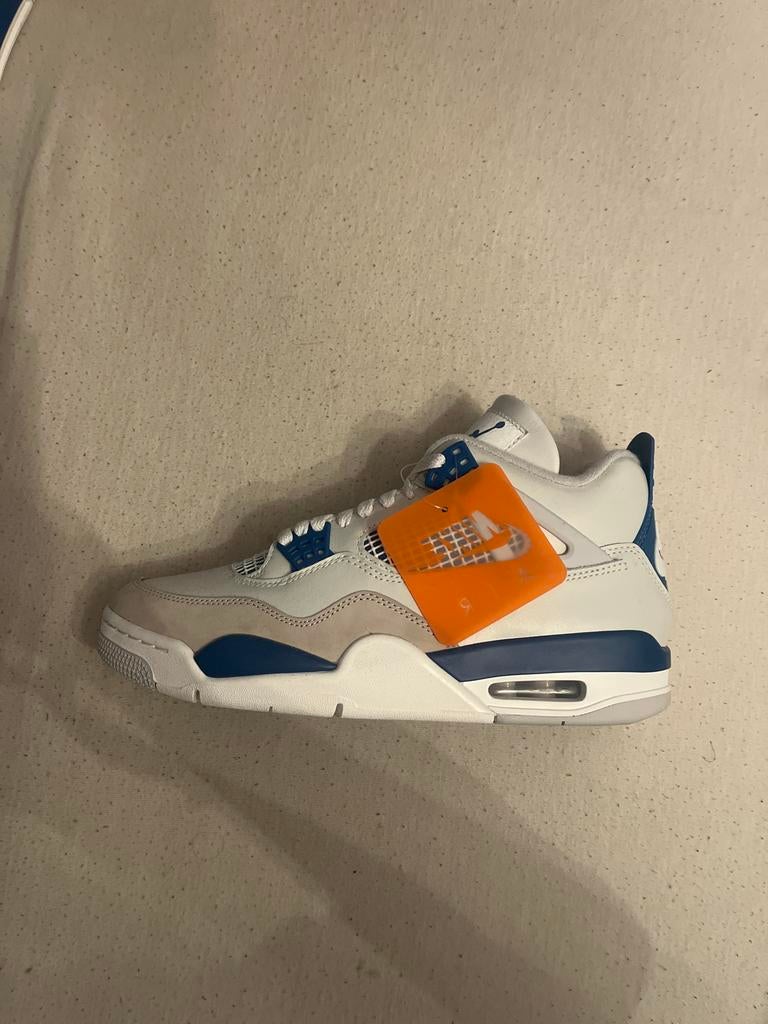 Nike Air Jordan 4 Military Blue - Maat 43 - Nieuw, Ophalen of Verzenden, Nieuw, Blauw, Sneakers of Gympen