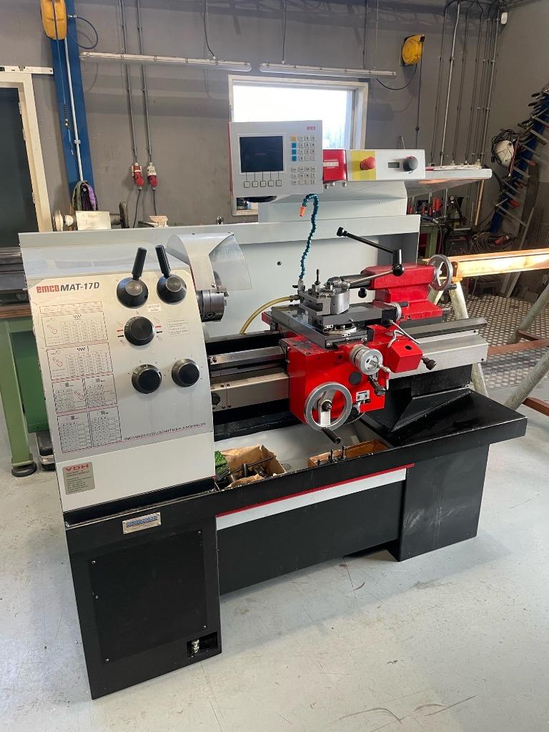 EMCO draaibank EMCOMAT 17D ex onderwijs in zeer nette staat, Doe-het-zelf en Verbouw, Draaibanken, Ophalen, Gebruikt, Metaaldraaibank