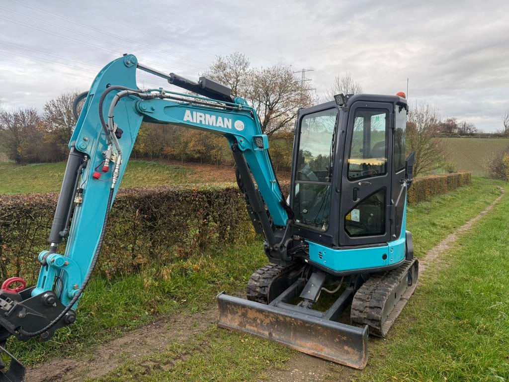 Hitachi airman ax33, Ophalen, Graafmachine