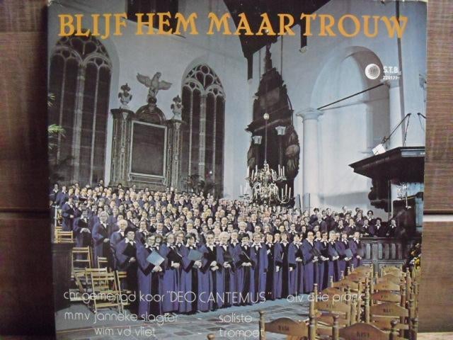- Chr. Gemengd Koor "Deo Cantemus" - LP, Cd's en Dvd's, Gebruikt, Ophalen of Verzenden, Vocaal, 12 inch