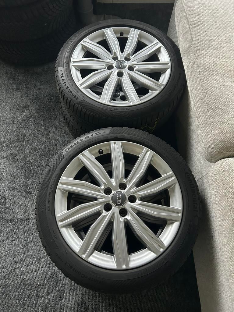 Audi A6 A7 C8 originele winterset 245/45 R19, 19 inch, 245 mm, Banden en Velgen, Winterbanden