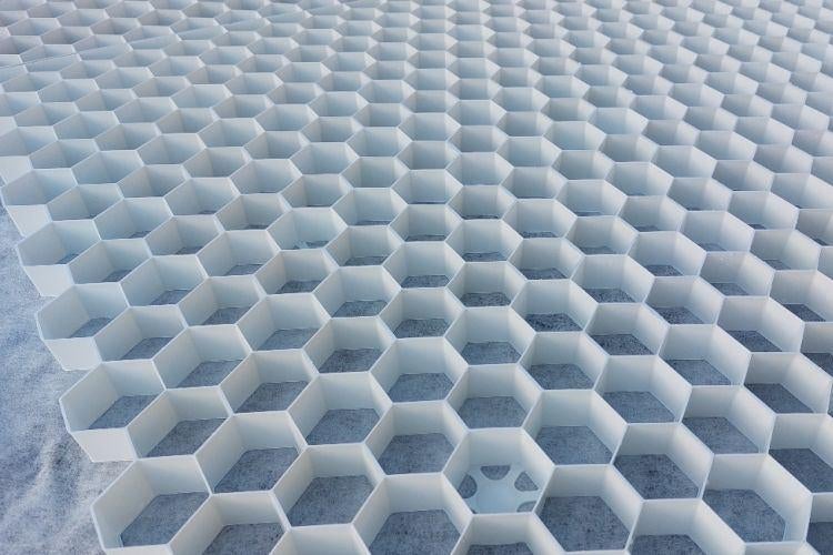 Grindplaten met onderdoek nieuw 120x80x3cm zwart en wit, Ophalen, Nieuw, Overige typen