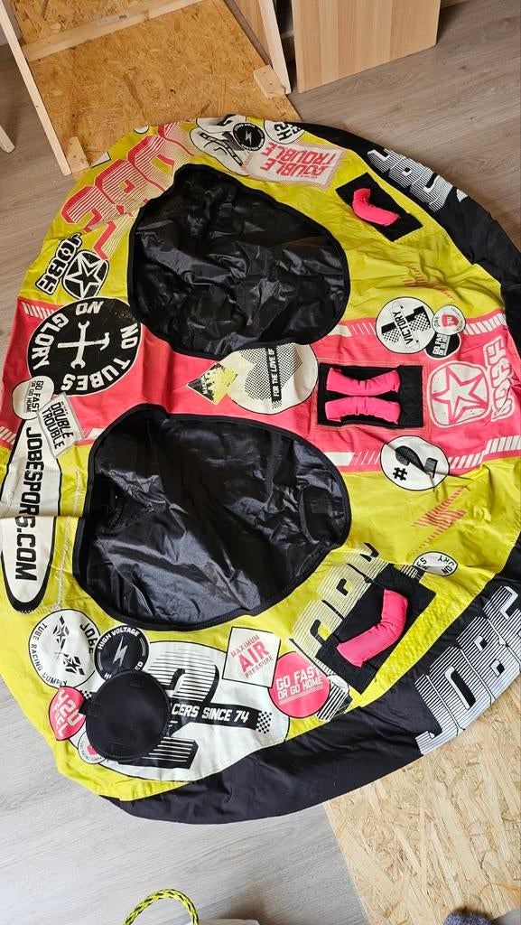 Jobe Double Trouble Funtube met sleeptouw, Watersport en Boten, Ophalen, Funband of Funtube