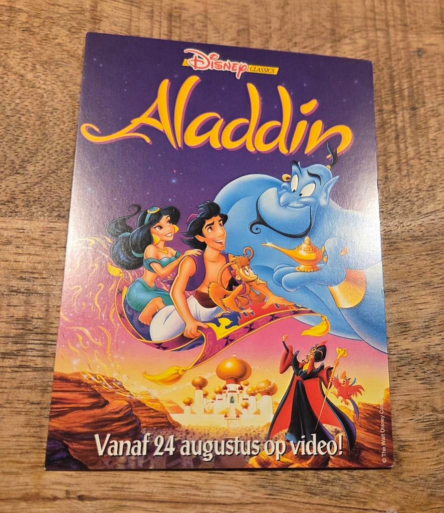 Aladdin - Walt Disney - 1992, Verzenden, 1980 tot heden, Ongelopen, Kinderen