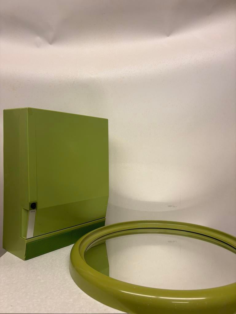 Vintage curver Schönbuch Space Age spiegel medicijnkastje, Ophalen, Rond