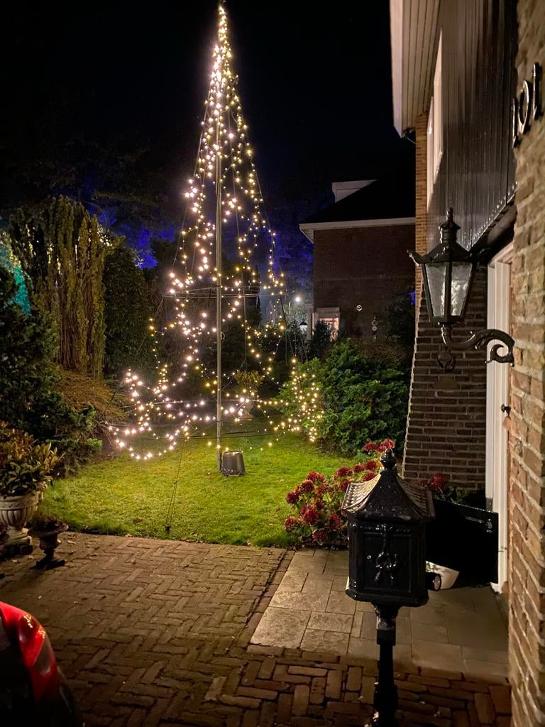 Fairybell kerstboom - 6 meter - met verlichting, Ophalen of Verzenden, Zo goed als nieuw