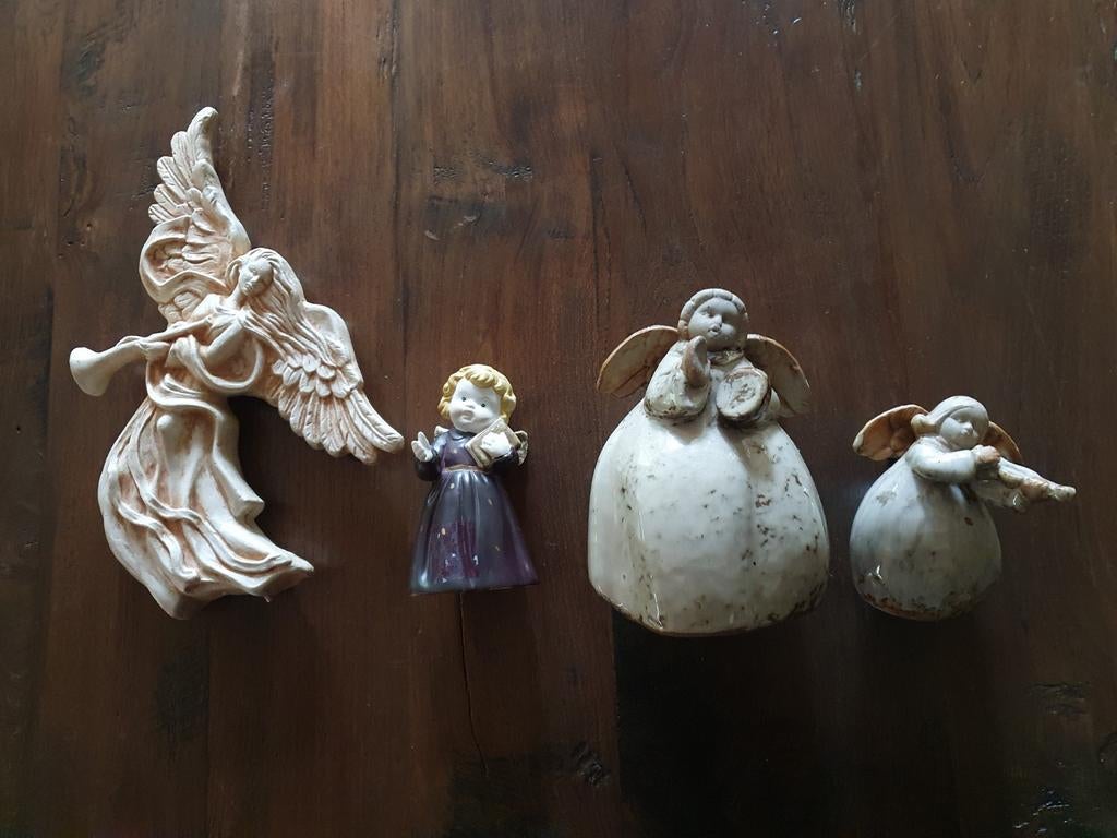 4 engeltjes, Verzamelen, Ophalen of Verzenden