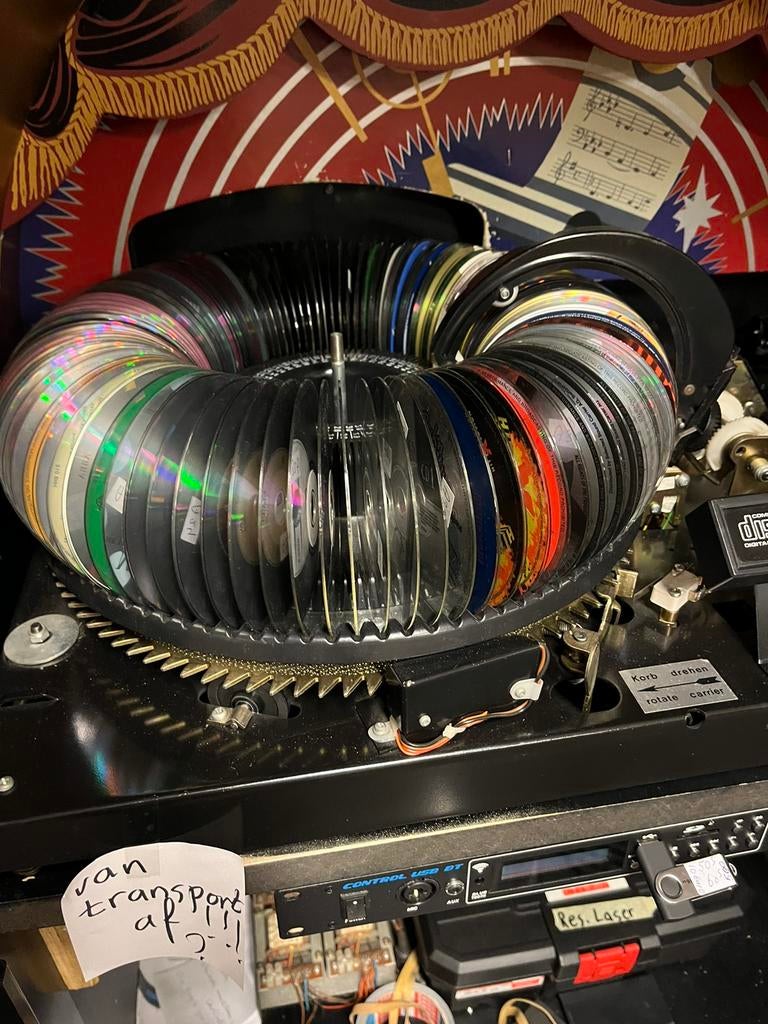 Jukebox Wurlitzer OMT cd afdekkap.Ook OMT verkoop, reparatie, Verzamelen, Automaten | Jukeboxen, Zo goed als nieuw, Wurlitzer
