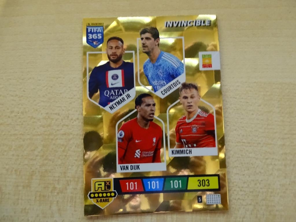 Invincible X-Rare kaart, Panini FIFA 365 Adrenalyn XL 2023, Ophalen of Verzenden, Zo goed als nieuw, Buitenlandse clubs, Poster, Plaatje of Sticker