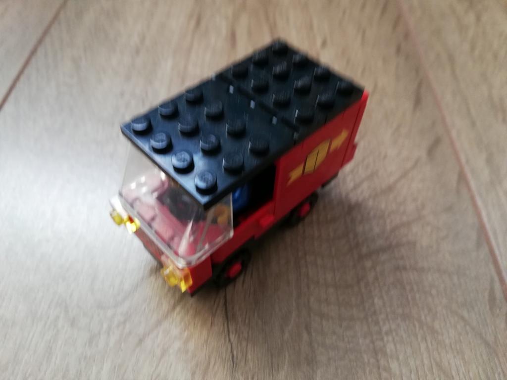 Lego delivery van 6624 compleet, zonder instructie en doos, City, Lego, Ophalen of Verzenden, Zo goed als nieuw
