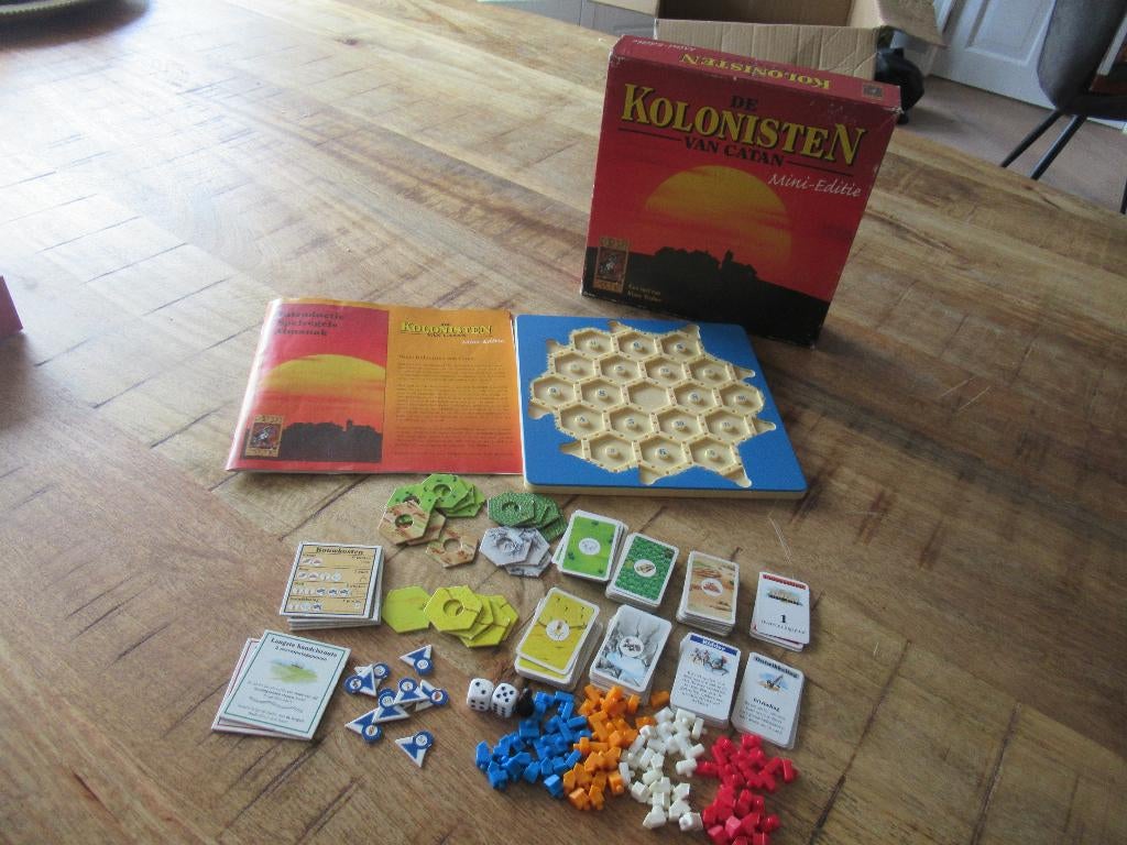 De Kolonisten van Catan Mini-Editie Bordspel Reisspel, Ophalen of Verzenden, Zo goed als nieuw, 9999 Games, Reisspel