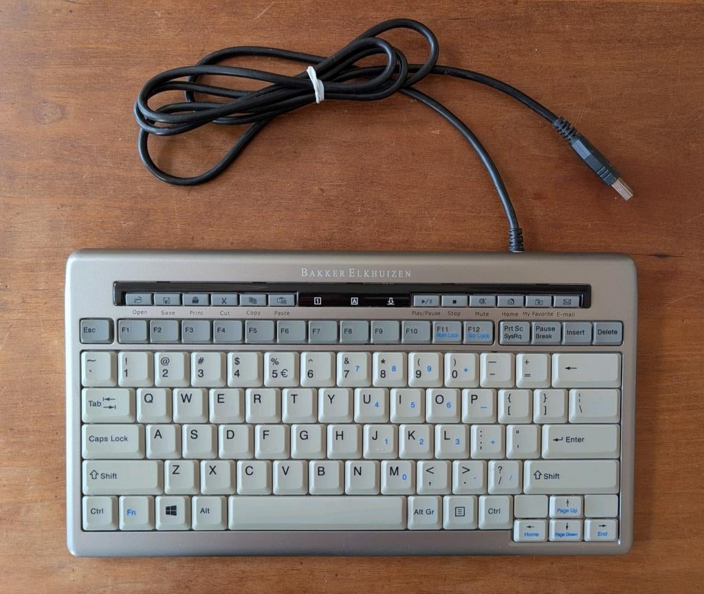 Bakker Elkhuizen S board 840 ergonomisch toetsenbord, Bakker Elkhuizen, Ophalen of Verzenden, Zo goed als nieuw, Qwerty