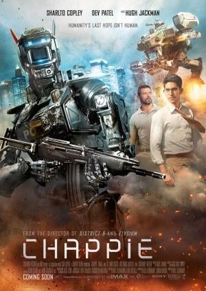 CHAPPIE      filmposter., Verzamelen, Posters, Nieuw, Film en Tv, A1 t/m A3, Rechthoekig Staand, Verzenden
