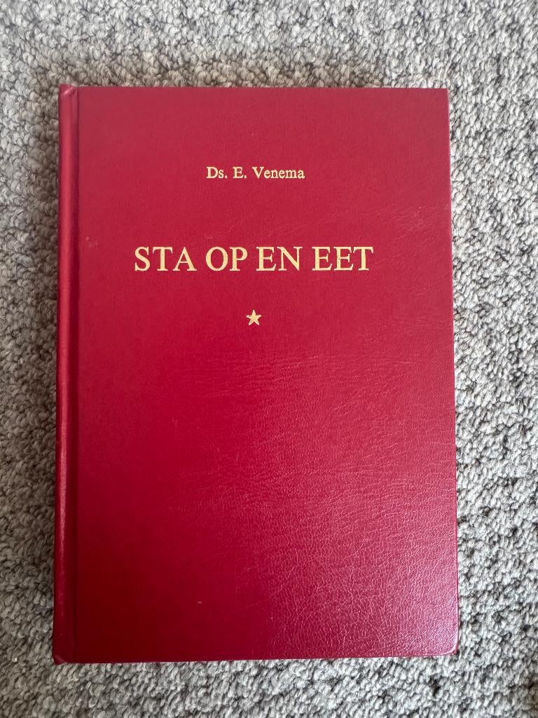 Ds. E. Venema - Sta op en eet, deel 1, Ophalen of Verzenden, Zo goed als nieuw, Christendom | Protestants