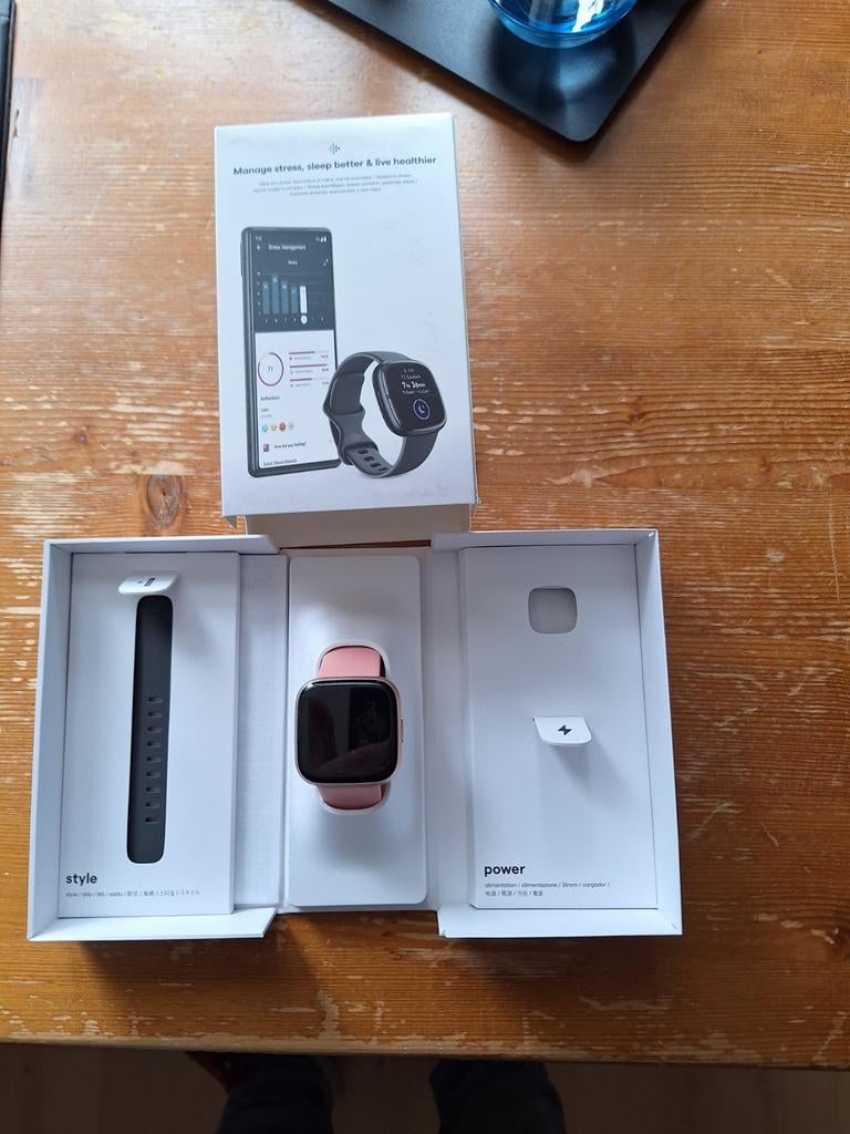 Fitbit Sense 2, Ophalen of Verzenden, Zwart, Android