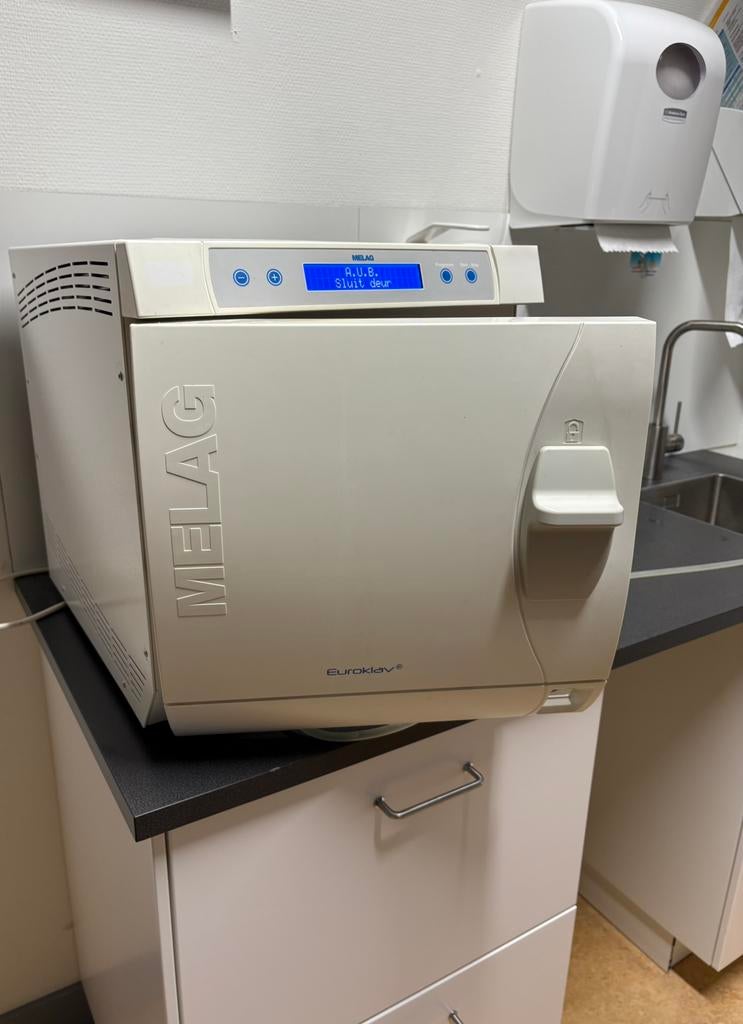 Melag 23S+ autoclaaf, Ophalen