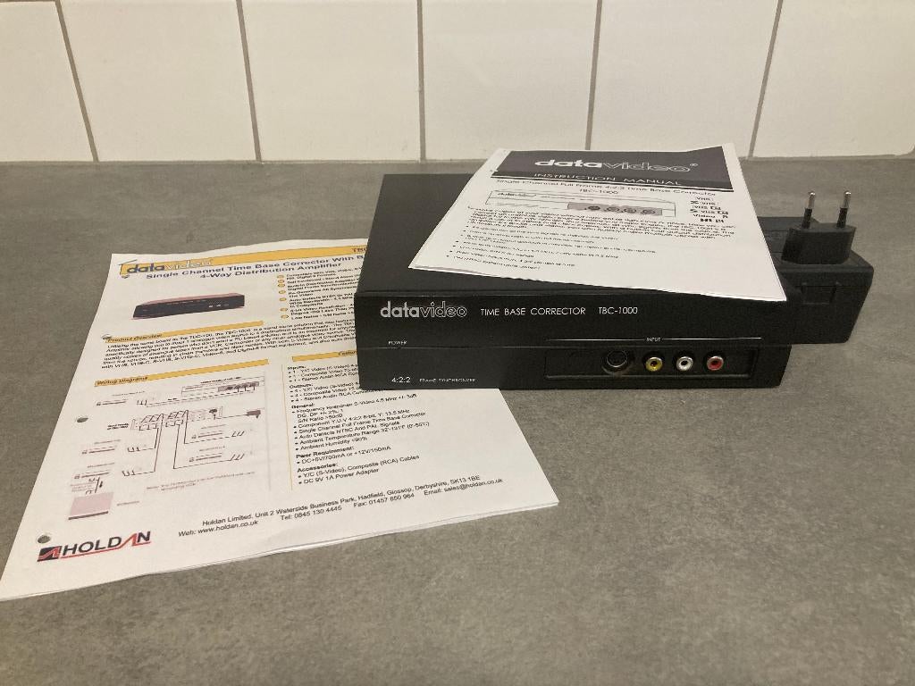 Datavideo Time Base Corrector TBC-1000, Audio, Tv en Foto, Professionele Audio-, Tv- en Video-apparatuur, Gebruikt, Video, Ophalen of Verzenden