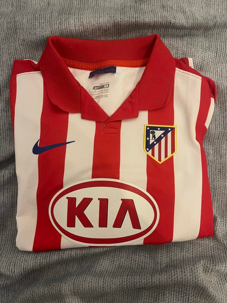 Atletico Madrid shirt kindermaat M, Maat XS of kleiner, Ophalen of Verzenden, Zo goed als nieuw, Shirt