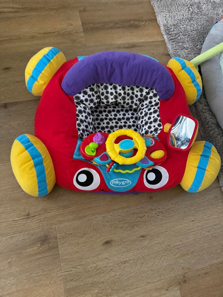 Playgro Comfy Car speelkussen, Kinderen en Baby's, Speelgoed | Babyspeelgoed, Ophalen of Verzenden, Gebruikt, Overige typen