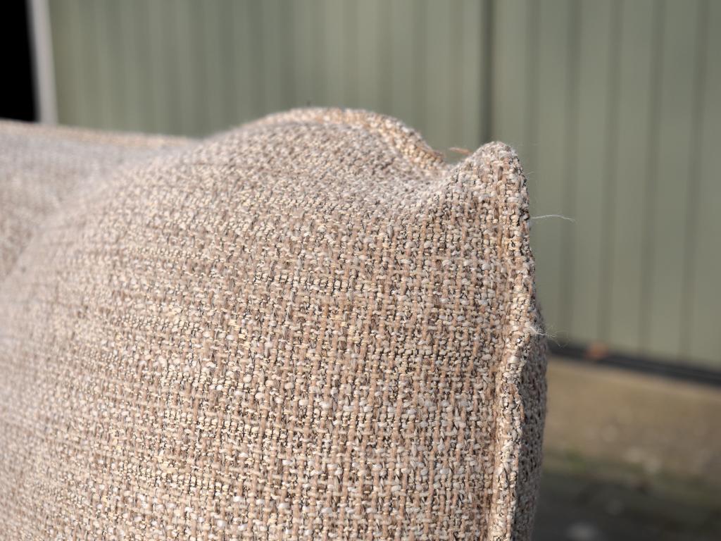 Leolux Tango | 3-zits design bank | Jute Beige Bruin ZGAN, Design, Modern, Vintage, Driepersoons, 75 tot 100 cm, Ophalen of Verzenden