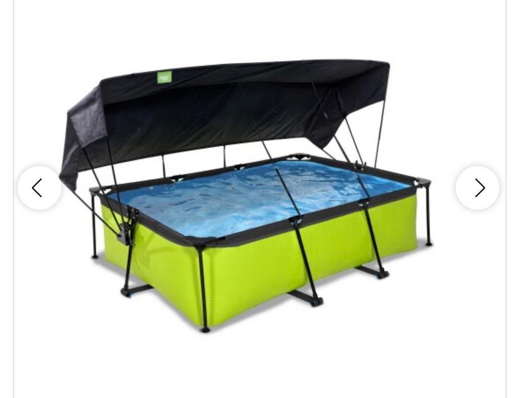 Exit zwembad met overkapping, Ophalen, Gebruikt, Minder dan 80 cm, Minder dan 200 cm