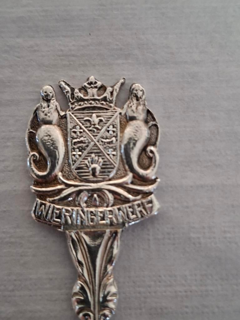 Wieringerwerf theelepel verzilverd, Ophalen of Verzenden