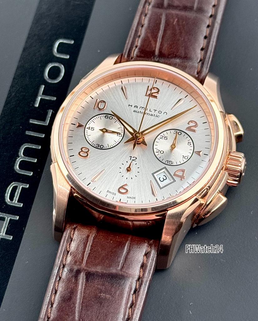 Hamilton Jazzmaster Automatic Chronograph H32646555., Hamilton, Staal, Breitling, Polshorloge