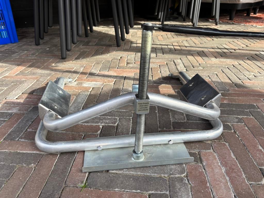 Milenco Leveller Aluminium, Ophalen of Verzenden, Zo goed als nieuw