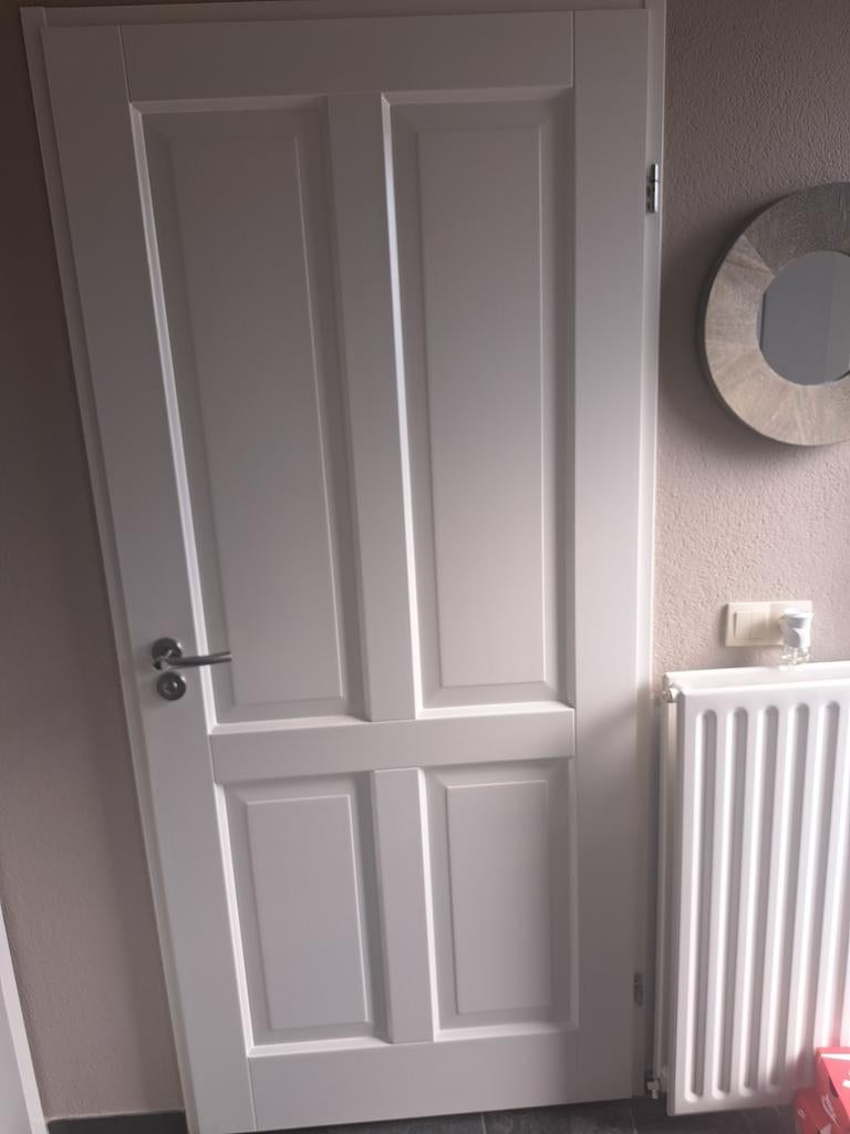 Mooie stevige opdek wc deur rechtsdraaiend, Ophalen, Binnendeur, 200 tot 215 cm