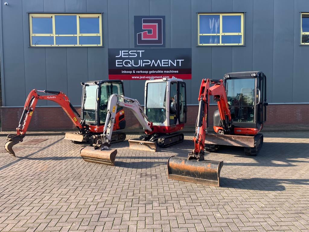 Kubota kx027-4 / kx019x minigravers!  Bj 2023/2019, Ophalen, Graafmachine