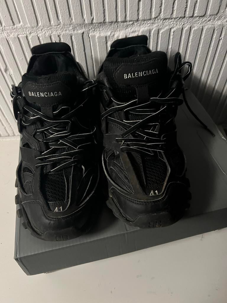 Balenciaga Track Sneakers Zwart - Maat 41, Kleding | Heren, Schoenen, Ophalen of Verzenden, Gedragen, Zwart, Sneakers of Gympen