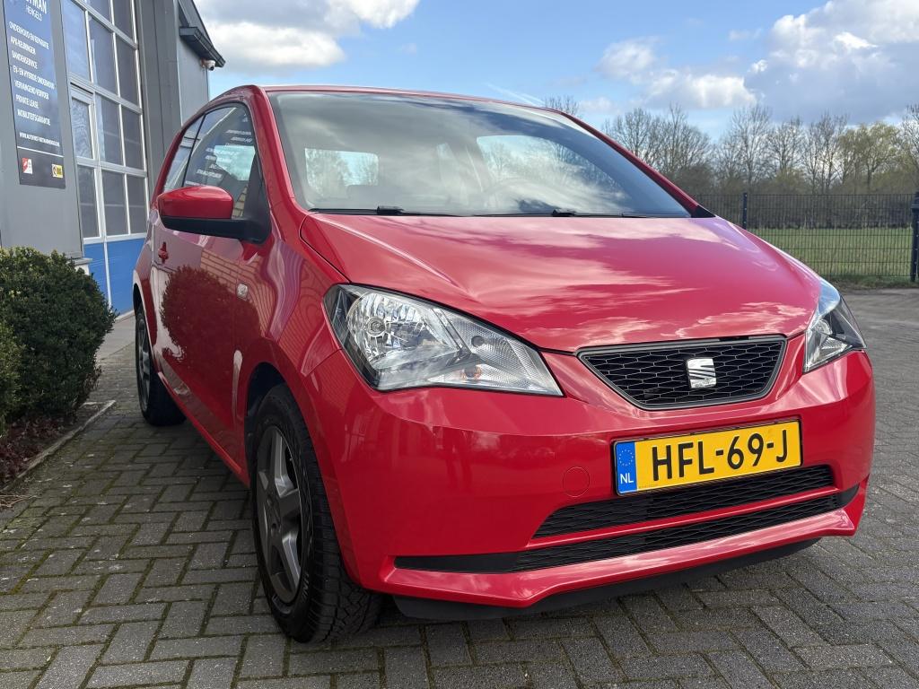 SEAT Mii 1.0 Style STOELVERW-CRUISE-1E EIGENAAR (bj 2012), Euro 5, Gebruikt, 4 stoelen, Mii