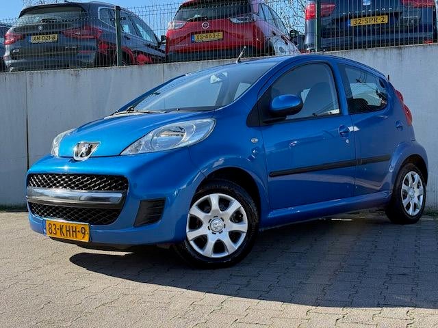 Peugeot 107 1.0-12V Sublime/AIRCO/LAGE KMSTAND/ZEER NETTE AU, Voorwielaandrijving, Stof, Gebruikt, Zwart