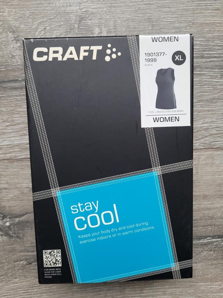 Nieuw Craft ondershirt Stay Cool voor dames maat XL, Zwart, Maat 46/48 (XL) of groter, Nieuw, Ophalen of Verzenden