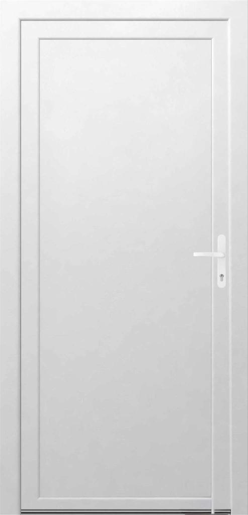 Kunststof Deur- vol paneel (Klink Rechts), Kunststof, Deurkozijn, Niet ingevuld, Nieuw