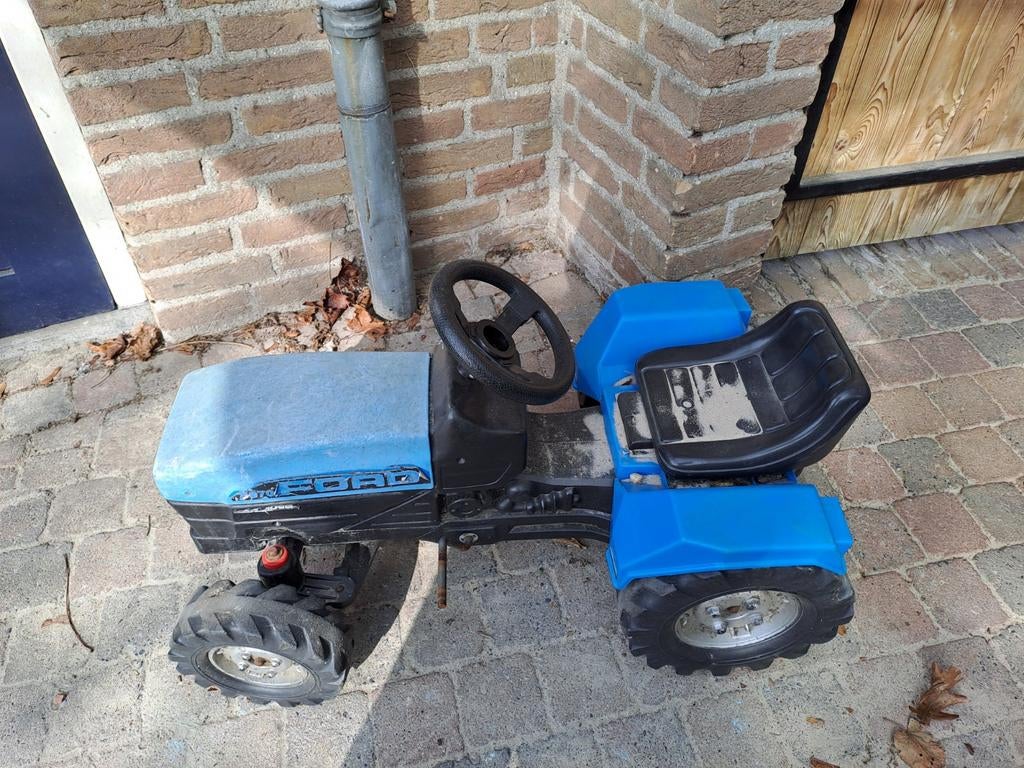 Ford Traptractor voor Kinderen - Blauw, Ophalen, Gebruikt, Trapvoertuig