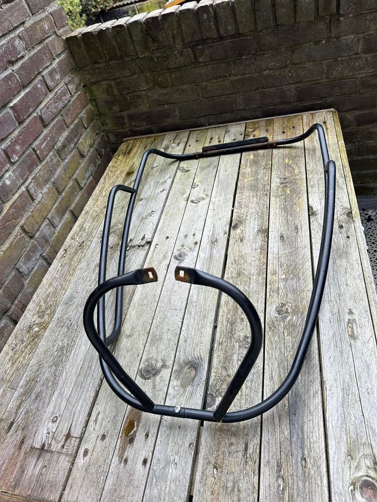 Valbeugel Vespa LX 50 Achter Mat Zwart, Ophalen, Gebruikt, Overige typen, Vespa