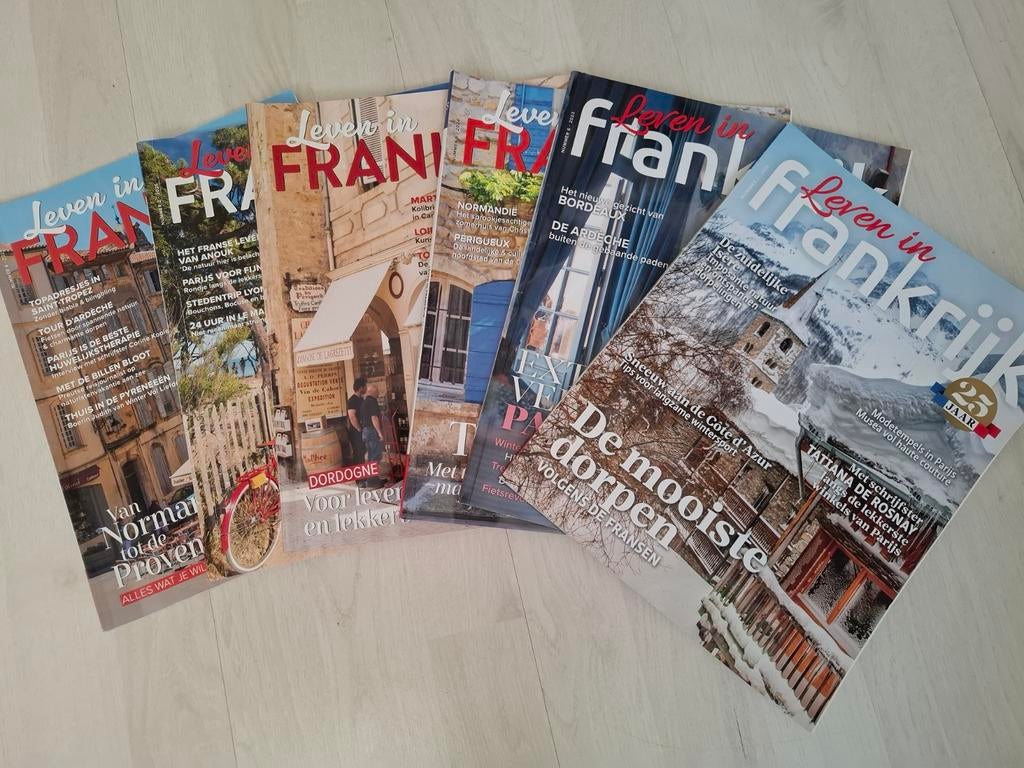 6x Leven in Frankrijk - Jaargangen 2023, 2024, 2025, Ophalen of Verzenden, Zo goed als nieuw, Overige typen