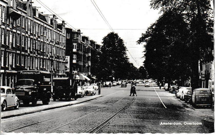 AMSTERDAM - OVERTOOM, Ophalen of Verzenden, 1940 tot 1960, Ongelopen, Noord-Holland