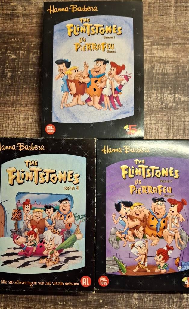 The Flintstones DVD Boxset Seizoen 1, 4 en 5, Gebruikt, Tekenfilm, Boxset, Ophalen of Verzenden