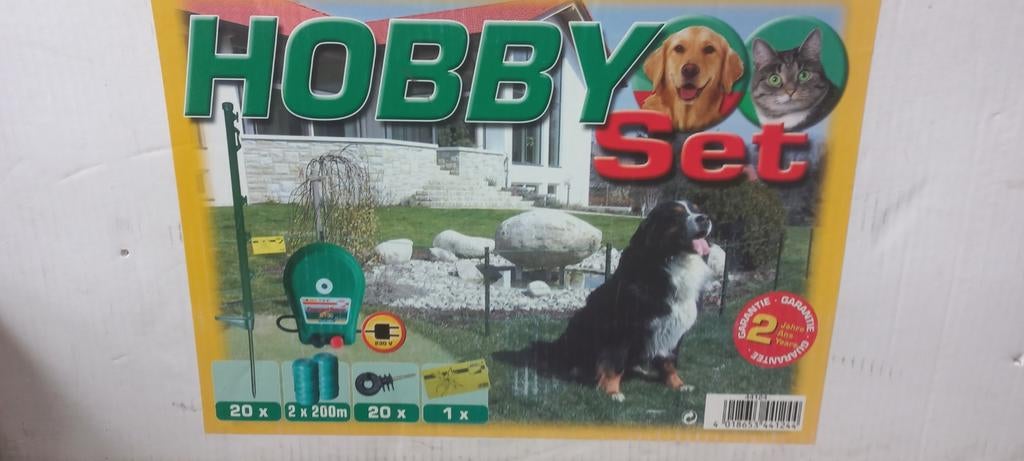 Nieuw Schrikdraad afrastering set voor hond of kat, Ophalen