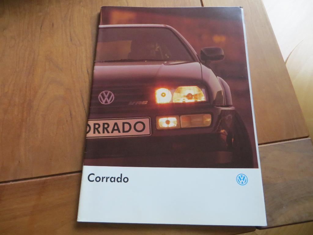 Folder Volkswagen Corrado 16V, Corrado VR6 1994, Volkswagen, Ophalen of Verzenden, Zo goed als nieuw, Volkswagen