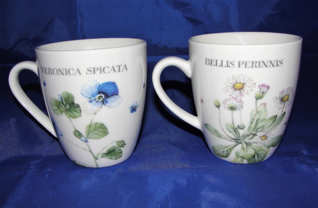 Marjolein Bastin Wild Flowers mokken 0,32 l, Ophalen of Verzenden, Zo goed als nieuw, Overige stijlen, Kop(pen) en/of Schotel(s)